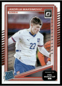 Andrija Maksimovic, Card, 2026 Panini Donruss Road to FIFA World Cup, Optic