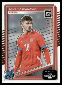 Mihailo Ivanovic, Card, 2026 Panini Donruss Road to FIFA World Cup, Optic