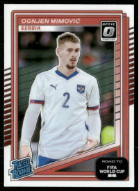 Ognjen Mimovic, Card, 2026 Panini Donruss Road to FIFA World Cup, Optic
