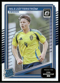 Nils Zatterstrom, Card, 2026 Panini Donruss Road to FIFA World Cup, Optic