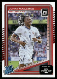 Johan Manzambi, Card, 2026 Panini Donruss Road to FIFA World Cup, Optic
