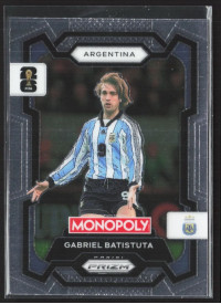 Gabriel Batistuta, Card, 2026 Panini Prizm Monopoly FIFA World Cup, BASE