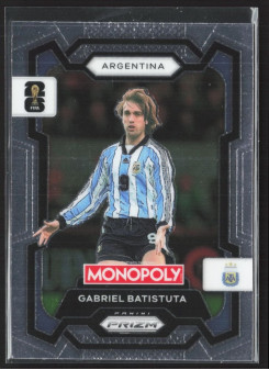 Gabriel Batistuta, Kartička, 2026 Panini Prizm Monopoly FIFA World Cup, BASE