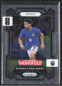Warren Zaïre-Emery, Kartička, 2026 Panini Prizm Monopoly FIFA World Cup, BASE