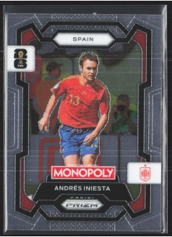 Andrés Iniesta, Kartička, 2026 Panini Prizm Monopoly FIFA World Cup, BASE