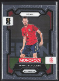 Sergio Busquets, Kartička, 2026 Panini Prizm Monopoly FIFA World Cup, BASE