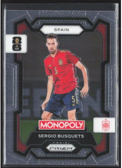 Sergio Busquets, Kartička, 2026 Panini Prizm Monopoly FIFA World Cup, BASE