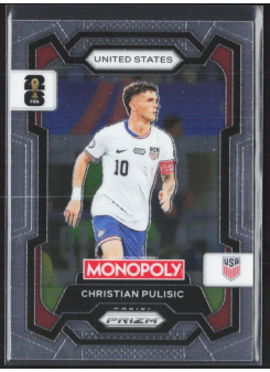 Christian Pulisic, Kartička, 2026 Panini Prizm Monopoly FIFA World Cup, BASE
