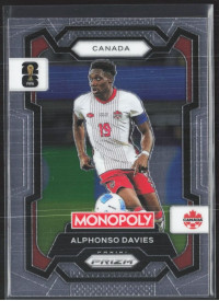 Alphonso Davies, Kartička, 2026 Panini Prizm Monopoly FIFA World Cup, BASE