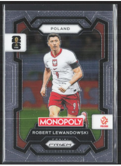 Robert Lewandowski, Kartička, 2026 Panini Prizm Monopoly FIFA World Cup, BASE