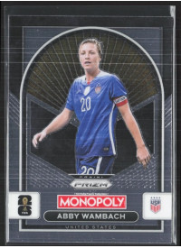 Abby Wambach, Kartička, 2026 Panini Prizm Monopoly FIFA World Cup, INSERT