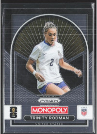 Trinity Rodman, Kartička, 2026 Panini Prizm Monopoly FIFA World Cup, INSERT