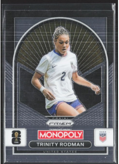 Trinity Rodman, Kartička, 2026 Panini Prizm Monopoly FIFA World Cup, INSERT