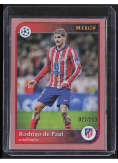 Rodrigo de Paul, Kartička, Topps Merlin UEFA Club Competitions 2024-25, LIMIT