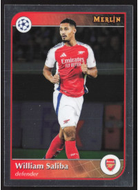 William Saliba, Kartička, Topps Merlin UEFA Club Competitions 2024-25, BASE