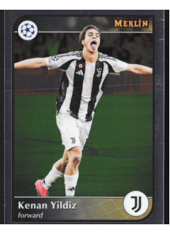 Kenan Yildiz, Kartička, Topps Merlin UEFA Club Competitions 2024-25, BASE