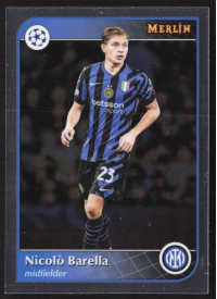 Nicolò Barella, Kartička, Topps Merlin UEFA Club Competitions 2024-25, BASE