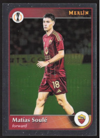 Matías Soulé, Kartička, Topps Merlin UEFA Club Competitions 2024-25, BASE