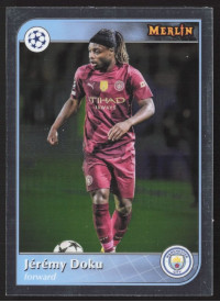 Jérémy Doku, Kartička, Topps Merlin UEFA Club Competitions 2024-25, BASE