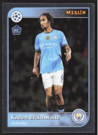 Kaden Braithwaite, Kartička, Topps Merlin UEFA Club Competitions 2024-25, BASE