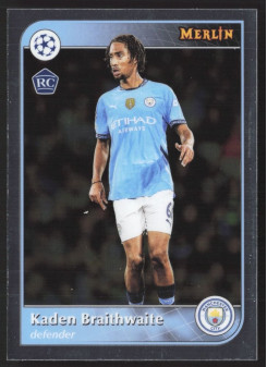 Kaden Braithwaite, Kartička, Topps Merlin UEFA Club Competitions 2024-25, BASE