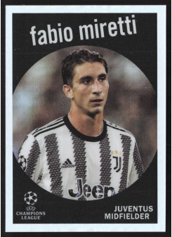 Fabio Miretti, Kartička, Topps Chrome UEFA Club Competitions 2022-2023, INSERT