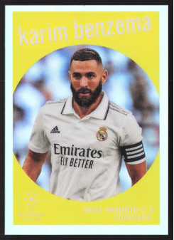 Karim Benzema, Kartička, Topps Chrome UEFA Club Competitions 2022-2023, INSERT