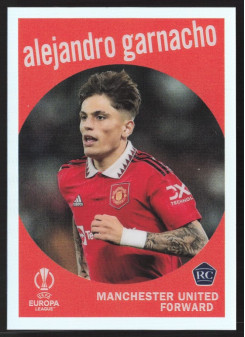 Alejandro Garnacho, Kartička, Topps Chrome UEFA Club Competitions 2022-2023, INSERT