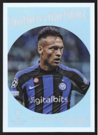 Lautaro Martinez, Kartička, Topps Chrome UEFA Club Competitions 2022-2023, INSERT