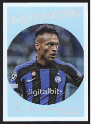 Lautaro Martinez, Kartička, Topps Chrome UEFA Club Competitions 2022-2023, INSERT