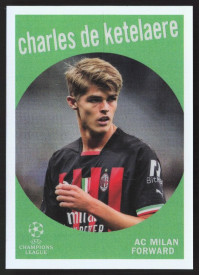 Charles De Ketelaere, Kartička, Topps Chrome UEFA Club Competitions 2022-2023, INSERT