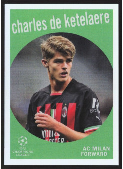 Charles De Ketelaere, Kartička, Topps Chrome UEFA Club Competitions 2022-2023, INSERT