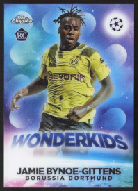Jamie Bynoe-Gittens, Kartička, Topps Chrome UEFA Club Competitions 2022-2023, INSERT
