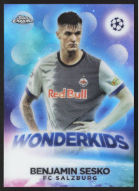 Benjamin Sesko, Kartička, Topps Chrome UEFA Club Competitions 2022-2023, INSERT