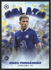 Enzo Fernandez, Kartička, Topps Chrome UEFA Club Competitions 2022-2023, INSERT