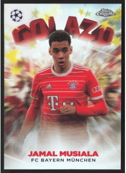 Jamal Musiala, Kartička, Topps Chrome UEFA Club Competitions 2022-2023, INSERT
