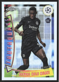 Randal Kolo Muani, Kartička, Topps Chrome UEFA Club Competitions 2022-2023, INSERT