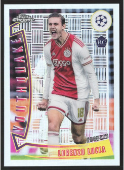 Lorenzo Lucca, Kartička, Topps Chrome UEFA Club Competitions 2022-2023, INSERT
