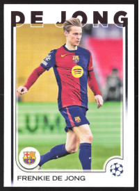 Frenkie de Jong, Kartička, Topps UEFA Club Competitions 2024-25, BASE