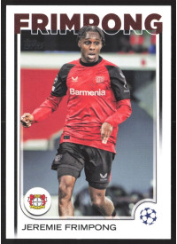 Jeremie Frimpong, Kartička, Topps UEFA Club Competitions 2024-25, BASE