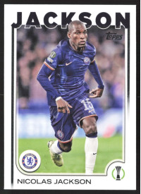 Nicolas Jackson, Kartička, Topps UEFA Club Competitions 2024-25, BASE