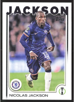 Nicolas Jackson, Kartička, Topps UEFA Club Competitions 2024-25, BASE