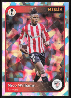Nico Williams, Kartička, Topps Merlin UEFA Club Competitions 2024-25, Atomic Refractor