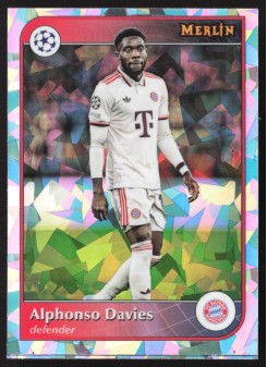 Alphonso Davies, Kartička, Topps Merlin UEFA Club Competitions 2024-25, Atomic Refractor