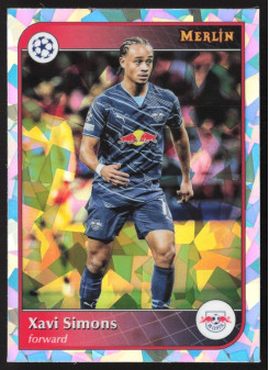 Xavi Simons, Kartička, Topps Merlin UEFA Club Competitions 2024-25, Atomic Refractor