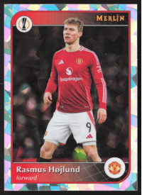 Rasmus Højlund, Kartička, Topps Merlin UEFA Club Competitions 2024-25, Atomic Refractor