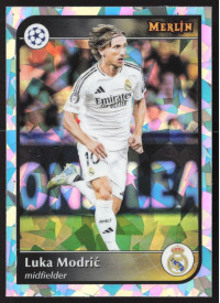 Luka Modrić, Kartička, Topps Merlin UEFA Club Competitions 2024-25, Atomic Refractor