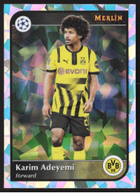 Karim Adeyemi, Kartička, Topps Merlin UEFA Club Competitions 2024-25, Atomic Refractor
