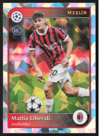 Mattia Liberali, Kartička, Topps Merlin UEFA Club Competitions 2024-25, Atomic Refractor