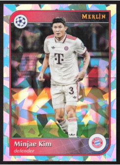Minjae Kim, Kartička, Topps Merlin UEFA Club Competitions 2024-25, Atomic Refractor